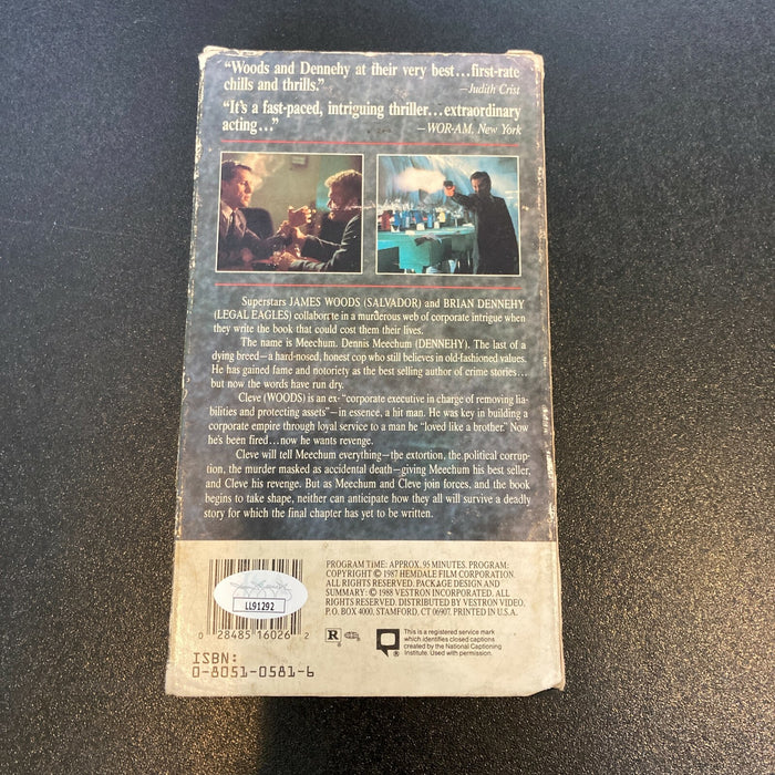 Brian Dennehy Signed Autographed Best Seller VHS Movie With JSA COA