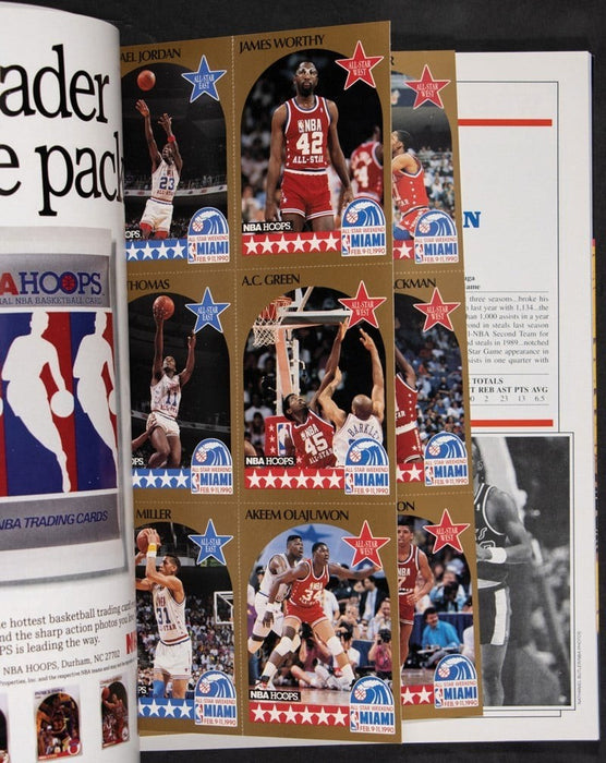 Beautiful Michael Jordan Magic Johnson 1991 All Star Game Signed Basketball PSA