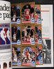 Beautiful Michael Jordan Magic Johnson 1991 All Star Game Signed Basketball PSA