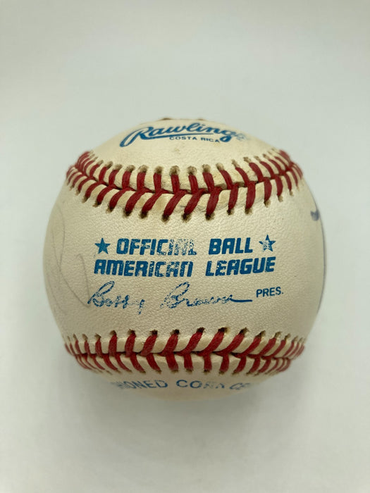 Michael Jordan & Scottie Pippen Signed 1989 American League Baseball JSA COA