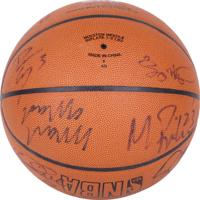 Kobe Bryant 2002-03 Los Angeles Lakers NBA Champs Team Signed Basketball PSA