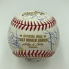 2007 Boston Red Sox World Series Champs Team Signed Baseball MLB Certified