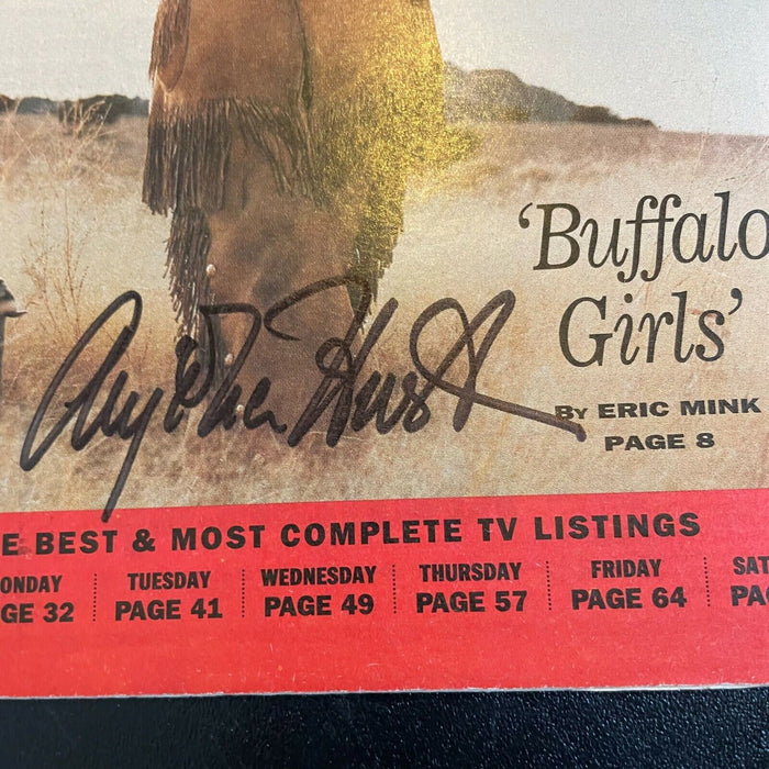 Anjelica Huston Signed Autographed Vintage Magazine With JSA COA
