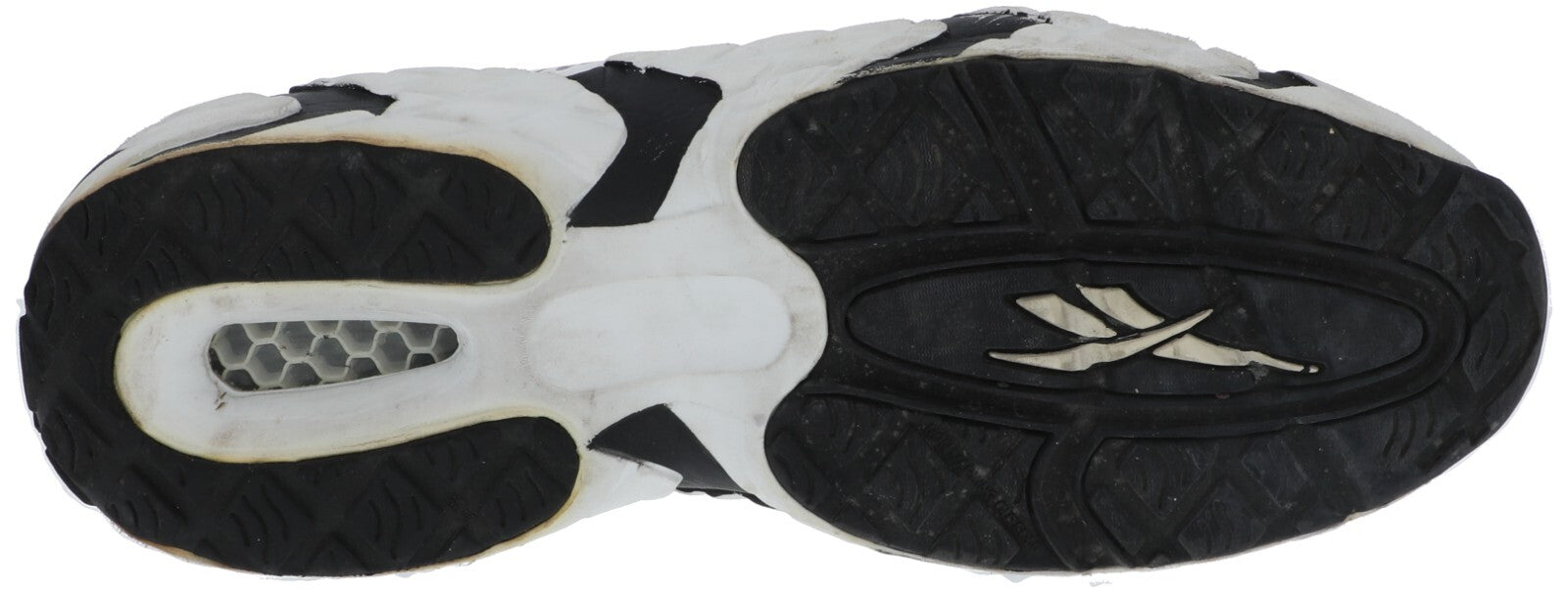 1996 Sam Perkins Game-Used Twice-Signed Seattle SuperSonics Reebok Sneakers BAS