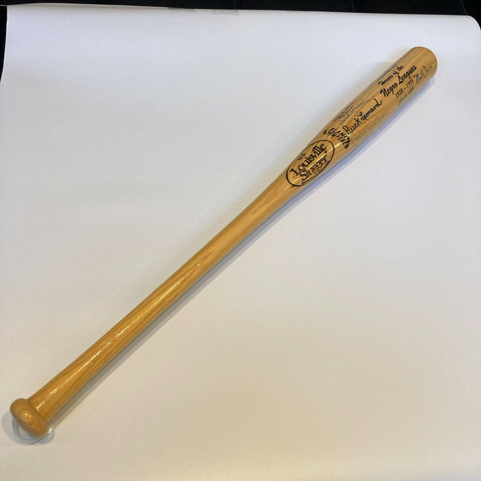 Beautiful Negro League Legends Multi Signed Baseball Bat JSA COA