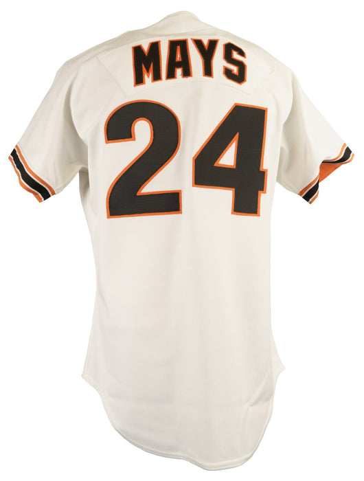 Willie Mays Signed San Francisco Giants 1989 Game Model Jersey