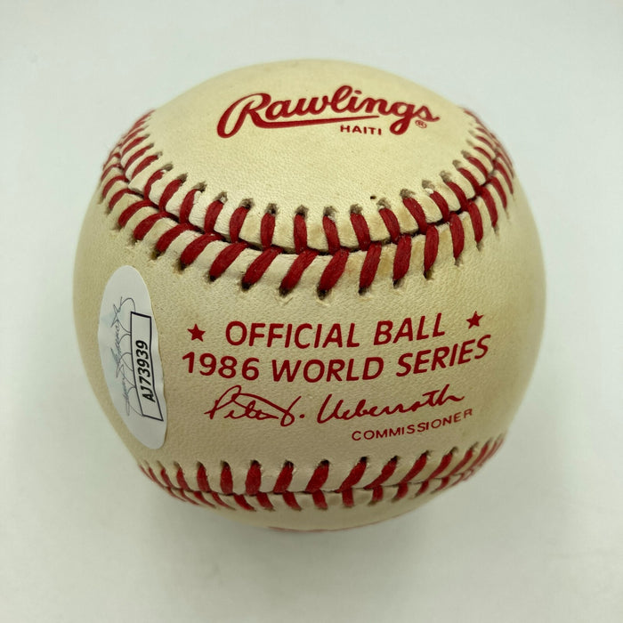 Rare Bill Buckner & Mookie Wilson Signed 1986 World Series Baseball JSA COA