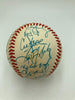 1999 NY Yankees World Series Champs Team Signed Baseball Derek Jeter JSA COA