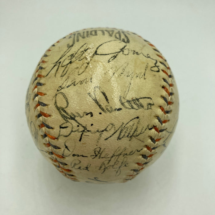 Babe Ruth & Lou Gehrig 1934 New York Yankees Team Signed Baseball JSA COA