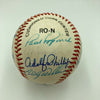 1969 Chicago Cubs Team Signed Baseball Ernie Banks Billy Williams JSA COA