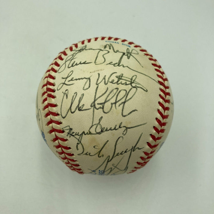 1991 Minnesota Twins W.S. Champs Team Signed World Series Baseball JSA COA