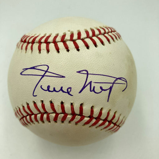 Willie Mays Signed Official National League Baseball PSA DNA COA