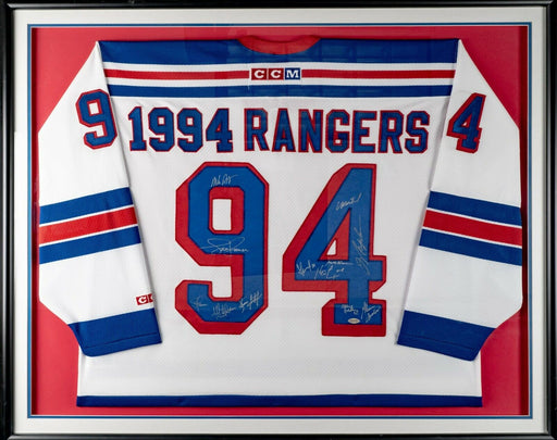 1994 New York Rangers Stanley Cups Champs Team Signed Jersey With Beckett COA