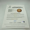 Joe Dimaggio Frank Baker Bob Shawkey Earle Combs Red Rolfe Signed Baseball PSA