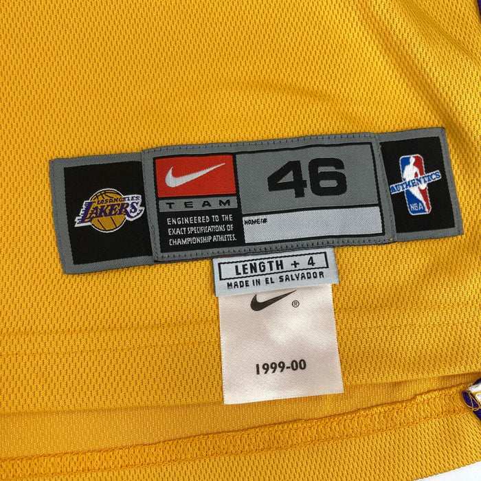 Kobe Bryant Signed 1999 Finals Los Angeles Lakers Pro Cut Jersey Beckett & PSA