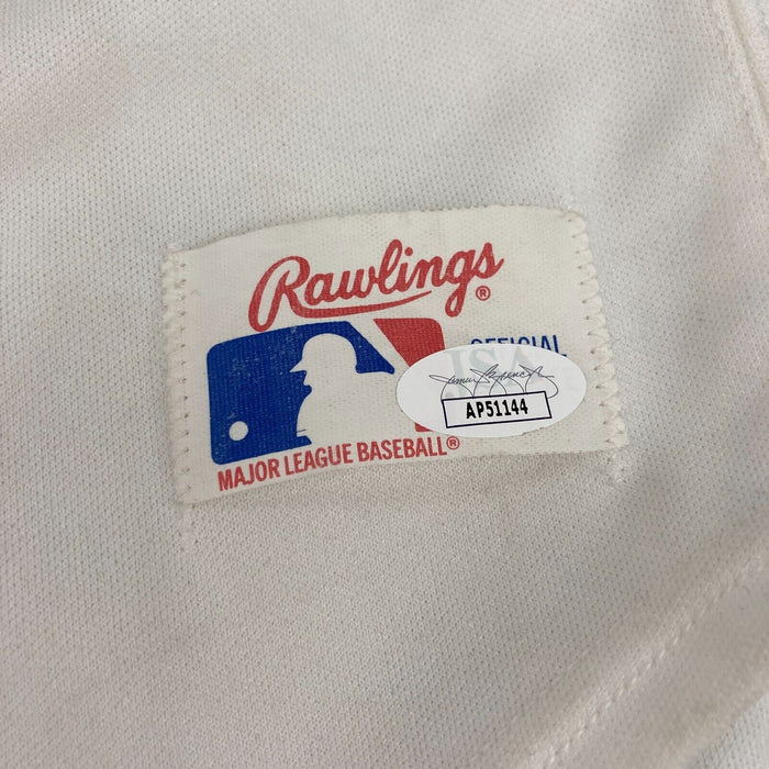 Nolan Ryan Signed Vintage Rawlings California Angels Jersey JSA COA