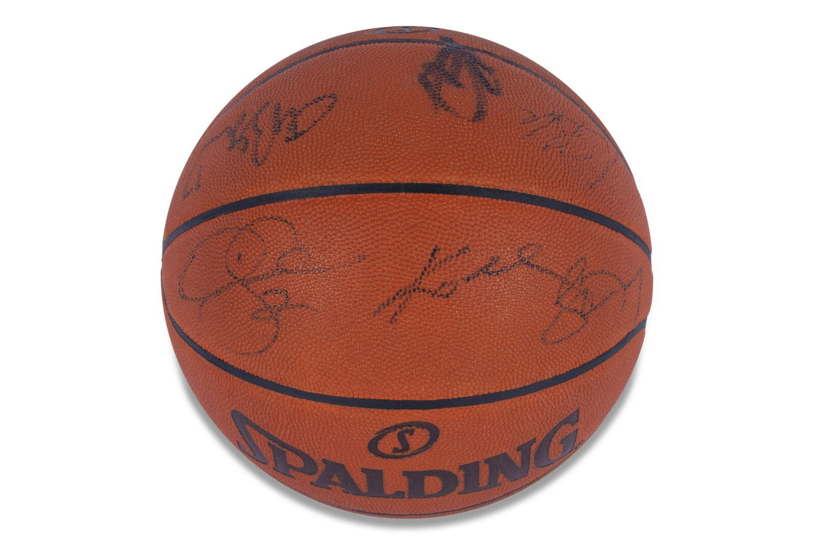 Kobe Bryant 2010-11 Los Angeles Lakers Team Signed NBA Game Basketball PSA DNA