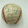 1955 Brooklyn Dodgers W.S. Champs Team Signed Baseball Jackie Robinson JSA COA