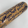 Beautiful Hall Of Fame Multi Signed Baseball Bat 52 Sigs Willie Mays JSA COA