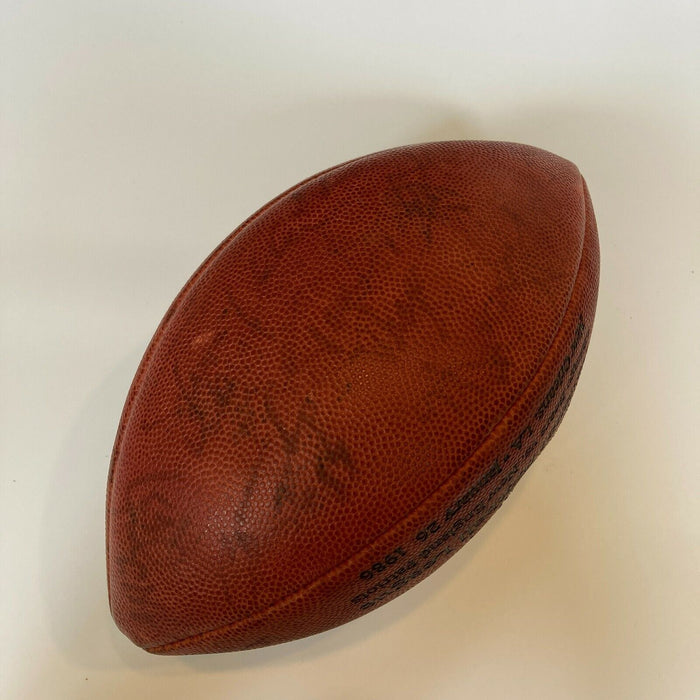 1985 Chicago Bears Super Bowl Champs Team Signed Super Bowl Football MEARS COA