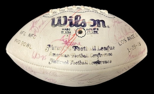 1978 NFL Pro Bowl Team Signed Wilson Official Football 40 Sigs JSA COA