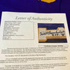 Wilt Chamberlain "Hall Of Fame 1978" Signed 1971 Los Angeles Lakers Jersey JSA