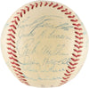 1955 Brooklyn Dodgers W.S. Champs Team Signed Baseball Jackie Robinson JSA COA