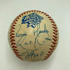 1999 NY Yankees World Series Champs Team Signed Baseball Derek Jeter JSA COA