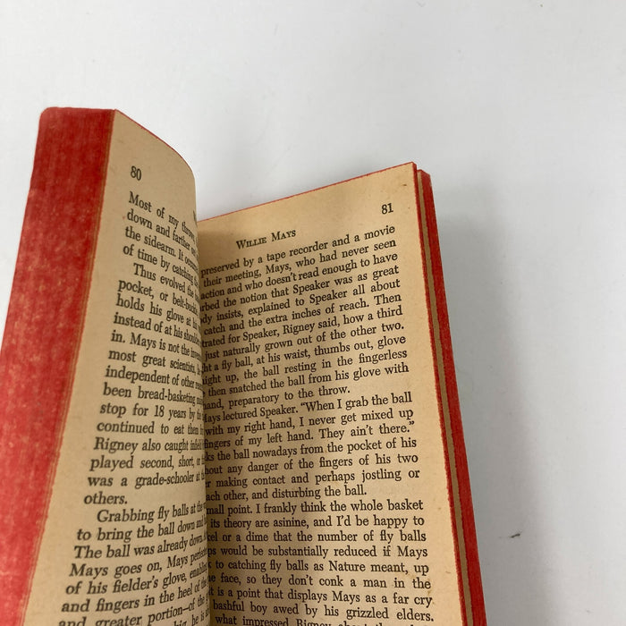 Willie Mays The Say Hey Kid Signed 1950's Baseball Book Beckett COA