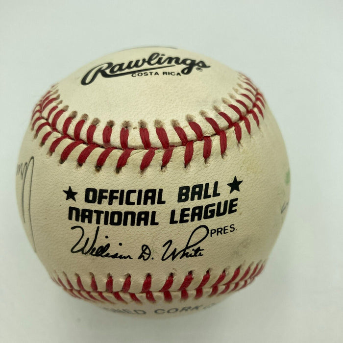 Arnold Palmer Jack Nicklaus Gary Player Golf Legends Signed Baseball JSA COA