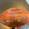 1954 Notre Dame Fighting Irish Team Signed Football With 57 Sigs Beckett COA