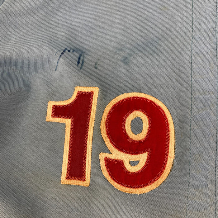 Greg Luzinski 1977 Signed Game Used Philadelphia Phillies Jersey MEARS A9