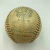 Lou Gehrig 1936 New York Yankees World Series Champs Team Signed Baseball PSA