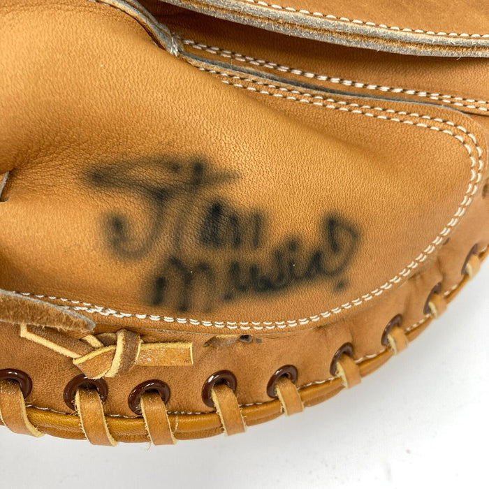 Stan Musial Signed Vintage Stan The Man Game Model Baseball Glove JSA COA