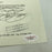 Satchel Paige Single Signed Vintage 1954 Minor League Baseball JSA COA