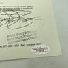 Satchel Paige Single Signed Vintage 1954 Minor League Baseball JSA COA