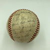 1946 Cleveland Indians Team Signed Official American League Baseball JSA COA