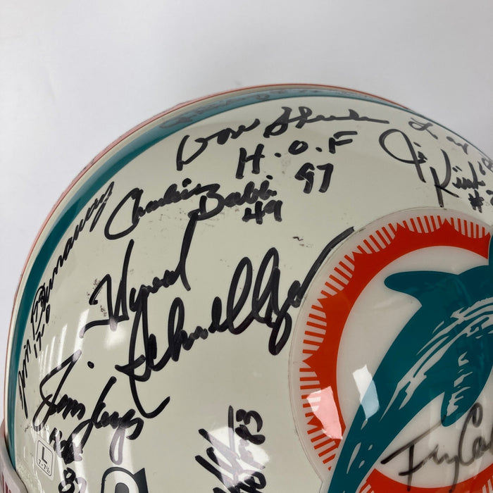 1972 Miami Dolphins Super Bowl Champs Team Signed Full Size Helmet JSA COA