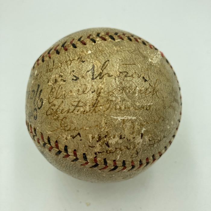 1920 Cleveland Indians World Series Champs Team Signed Baseball PSA DNA COA