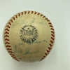 1955 New York Yankees American League Champs Team Signed Baseball JSA COA