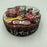 Patrick Kane & Jonathan Toews Hand Painted Charles Fazzino Signed Pop Art Puck