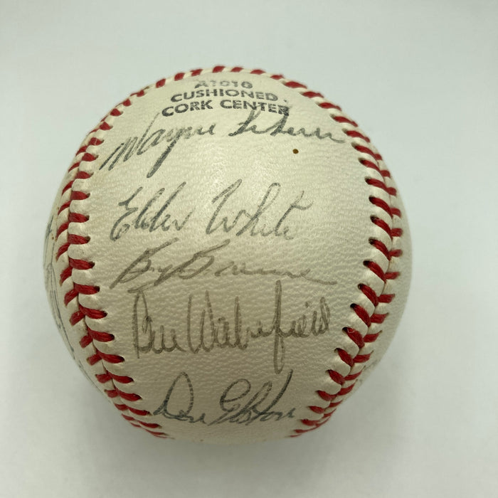 1965 Salt Lake Bears Team Signed Baseball Stan Hack Bobby Cox PSA DNA COA