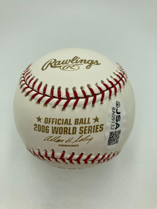 Bob Seger Single Signed Official 2006 World Series Baseball JSA COA RARE