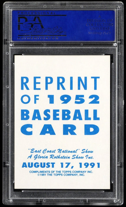 1952 Topps Mickey Mantle Signed Autographed 1991 RC Baseball Card PSA DNA