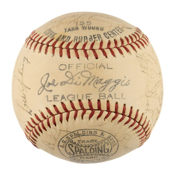 1939 New York Yankees World Series Champs Team Signed Baseball PSA DNA COA