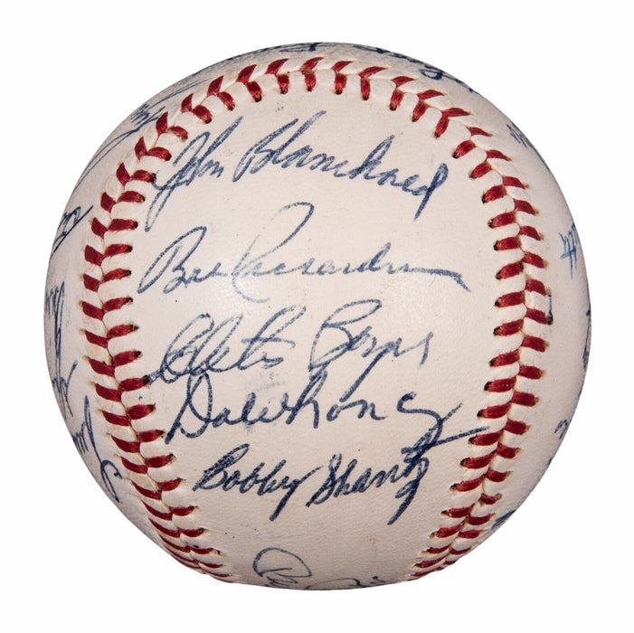 The Finest 1960 Yankees Team Signed Baseball Mickey Mantle & Roger Maris Beckett