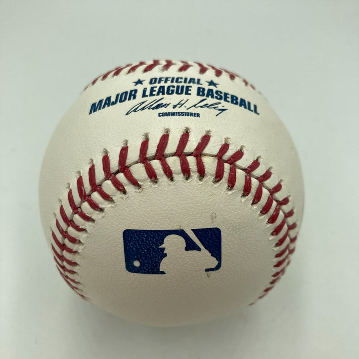 President Bill Clinton & Hillary Clinton Dual Signed Major League Baseball PSA