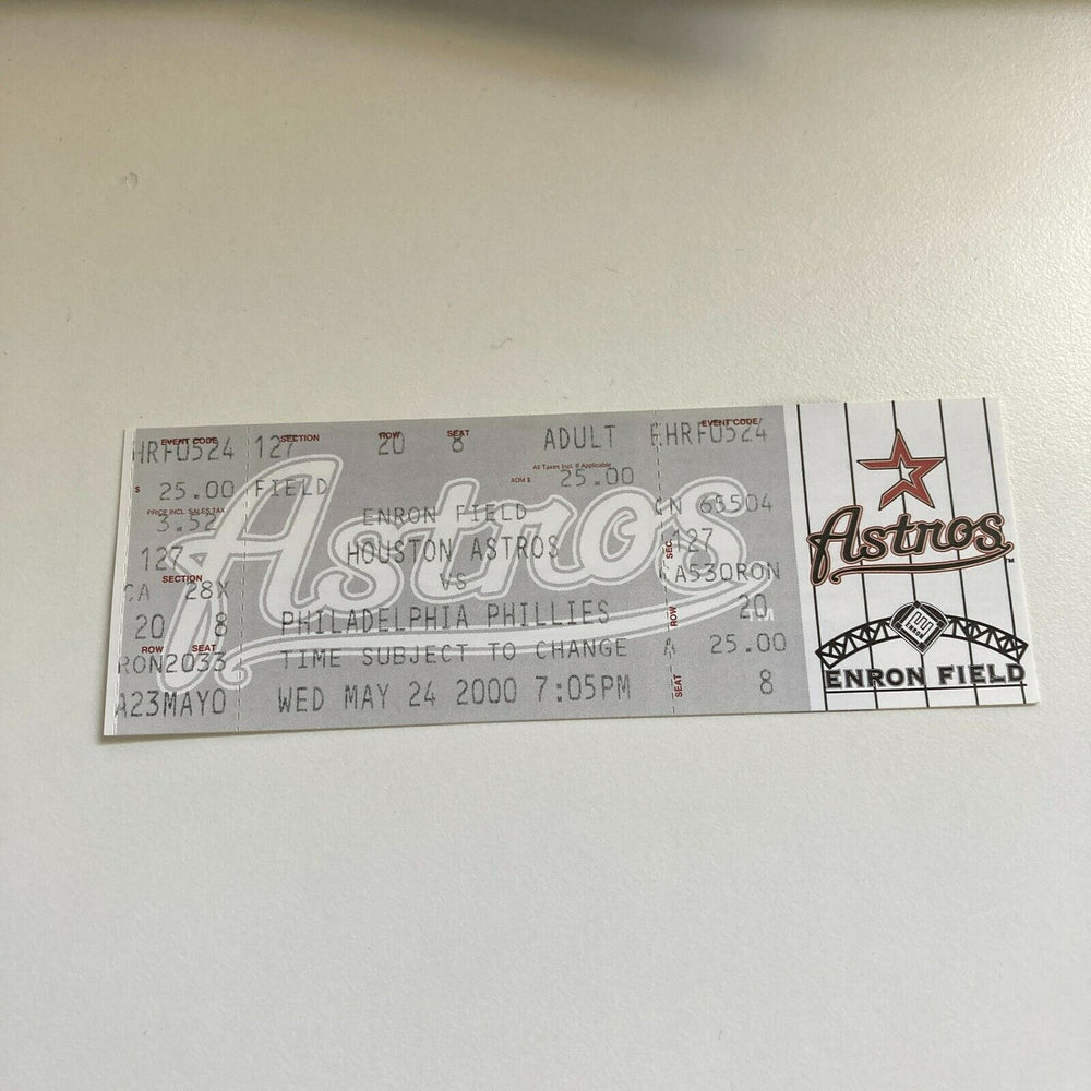 Pat Burrell MLB Debut First Game Original Ticket May 24, 2000