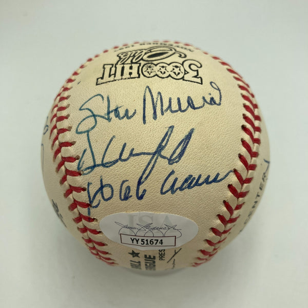 3,000 Hit Club Signed Baseball 13 Sigs Willie Mays Hank Aaron Stan Musial JSA