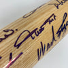 Beautiful 3,000 Hit Club Multi Signed Baseball Bat Willie Mays Hank Aaron JSA